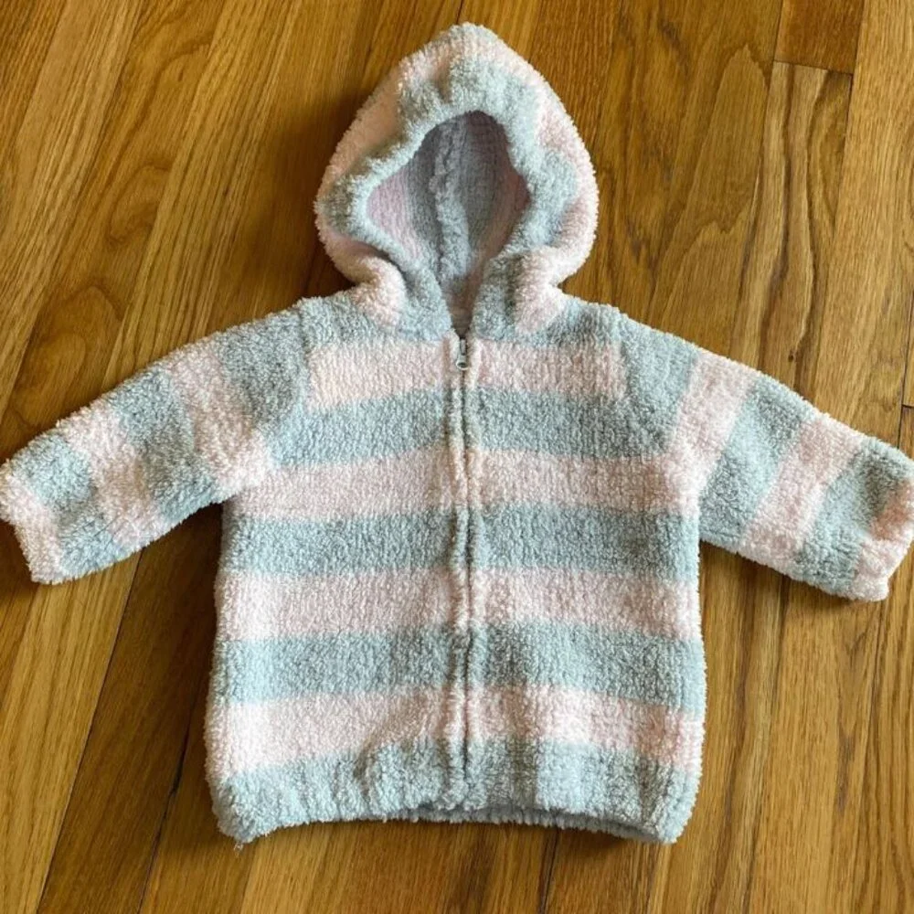 Angel Dear Striped Chenille Hooded Jacket